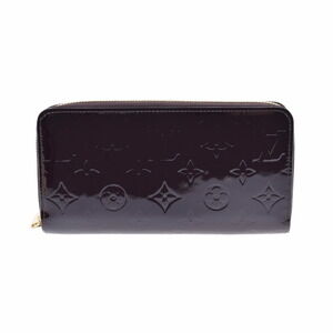 Louis Vuitton Vernis Patent Zippy Wallet Amaranth Purple Long